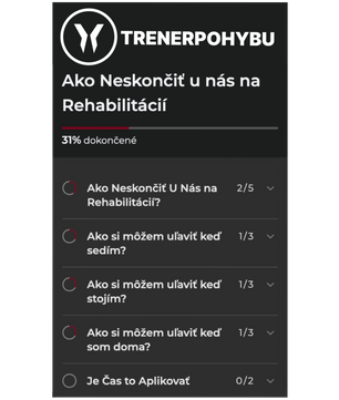 REGENERY SET + kurz zdravého pohybu