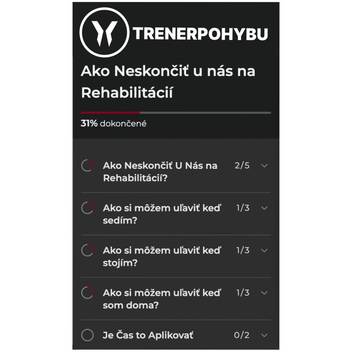 REGENERY SET + kurz zdravého pohybu
